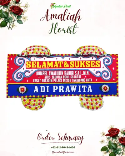 Karangan Bunga Ucapan Selamat di Mas