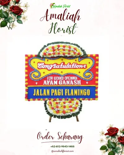 Bunga Papan Congratulation di Mas